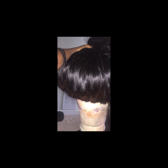 Virgin hair frontal wig main image 4